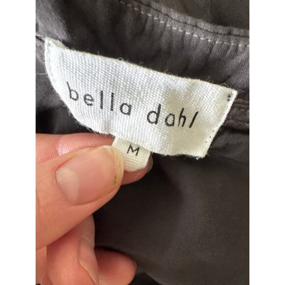 BELLA DAHL Ecovera Wide Leg PJ Pant & Short Sleeve Crewneck SET Medium - Picture 4 of 10